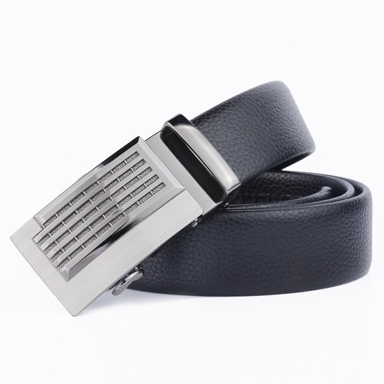 JSEIAJB Business Automatic Buckle Men's Belt Scratch Resistant And Wear-resistant Waist Belt2