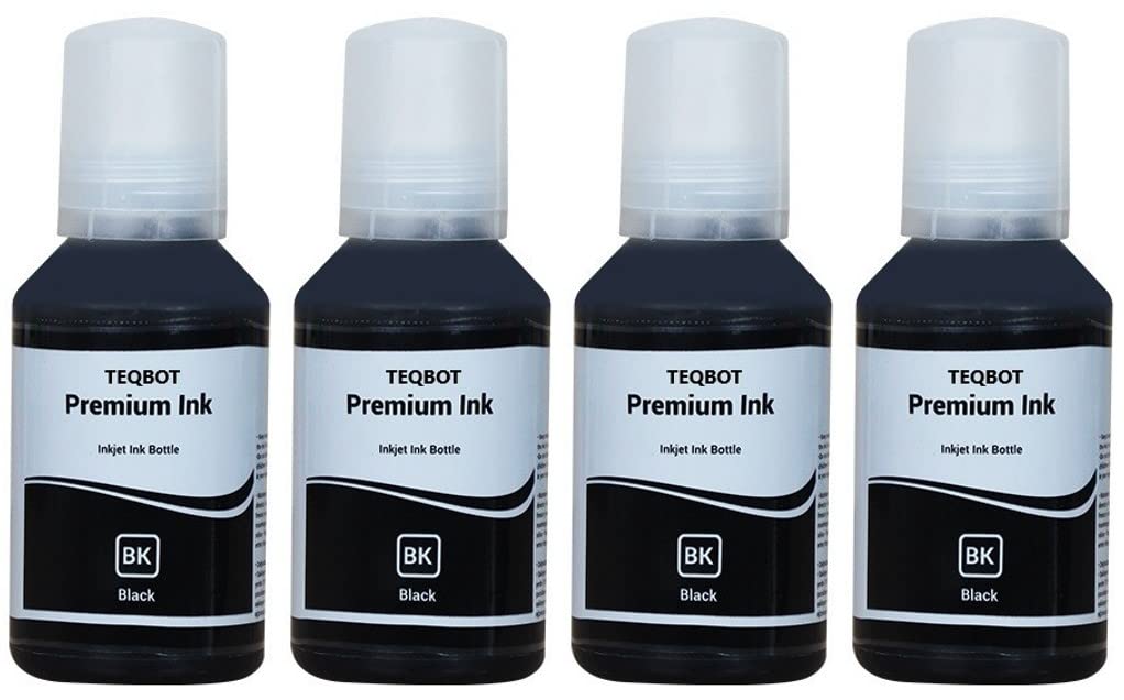 Teqbot 005 Refill Ink for Epson Printers Pack of 4 Black Ink Bottle (B0C37XVF18) Amazon Price History, Amazon Price Tracker