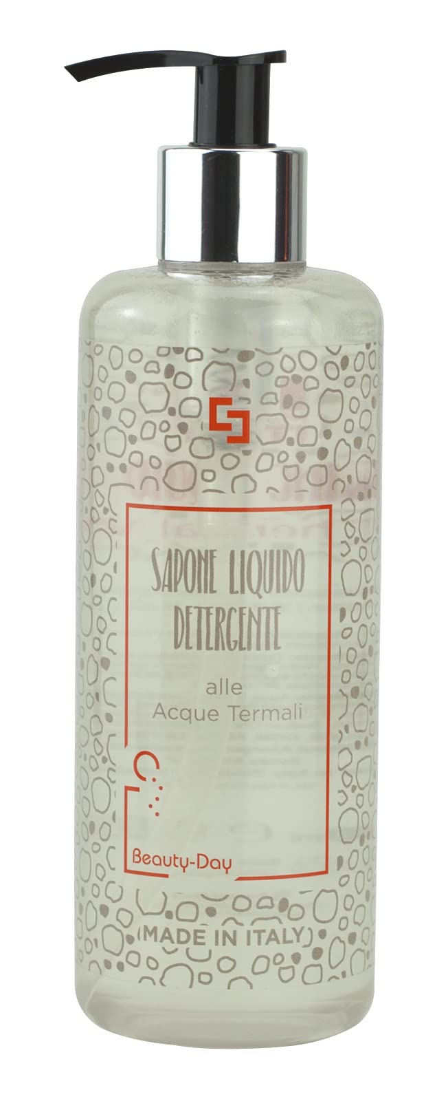 Present-More Jabon manos 300ml Beauty-Day Italy - Jabon líquido 15 unidades para Hoteles y B&B | Jabon líquido sin alérgenos con fragancia Ylang Ylang