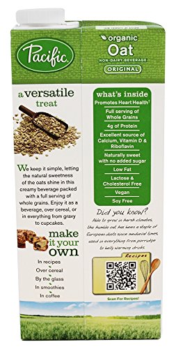 Organic Oat - Low Fat Original 32 Ounces Pack x12 miniatura 3
