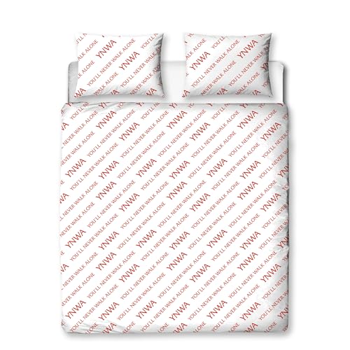 Liverpool FC Officially Licensed Double Duvet Cover Set, Tone Design, Red - Image 2
