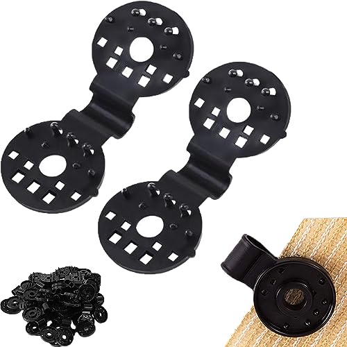 Forlush 30 Pièces de Filet d'ombrage Clips, Clip de Tissu d'ombrage, Clip de Tissu d'ombrage de Fixation, Clips pour la Fixation de clôtures, de Filets d'ombrage et de Tissus Brise-Vent