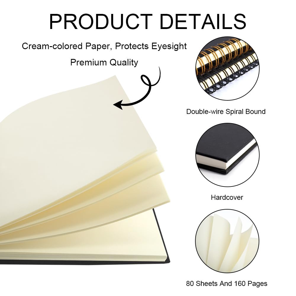 Juoqg Team Hardcover Spiral Blank 160 Page Notebook, Teamwork Gifts, Employee Appreciation Gifts, Team Appreciation Gifts, Appreciation Gifts for Colleagues Coworker Staff Team Member, Team Gifts