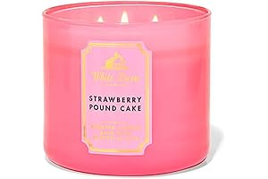 White Barn Strawberry Pound Cake Scented Candle: A Delightful Fragrance That Invokes Culinary Pleasures