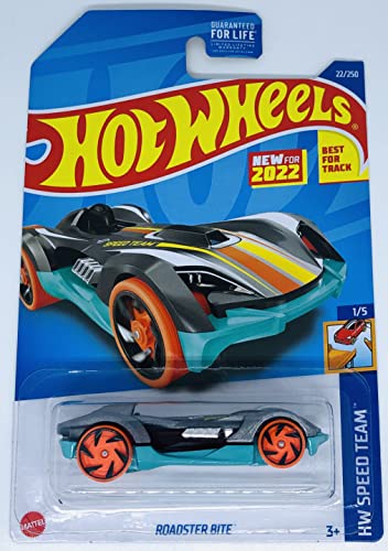 Hot Wheels 2022 - Roadster Bite - Pewter/Teal miniatura 1