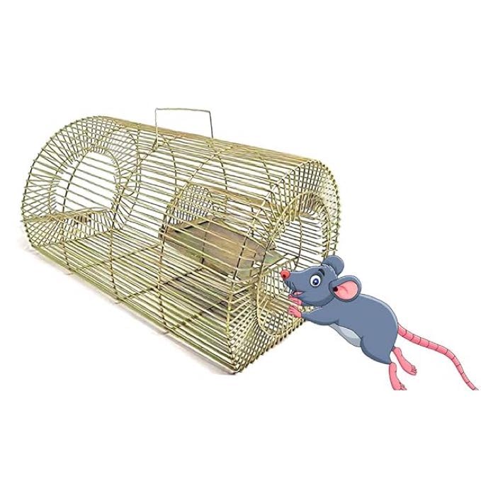 NSE Iron Heavy Wire Mouse Trap/Rat Catcher/Rat Cage/Chuha Pinjra/Cage for Catching Rat/Mouse/Squirrels/Rodent/Chipmunk - Durable & Heavy Weight Large Rat Catchup Live Trap (Big Size) (B0D713HZ83) Amazon Price History, Amazon Price Tracker