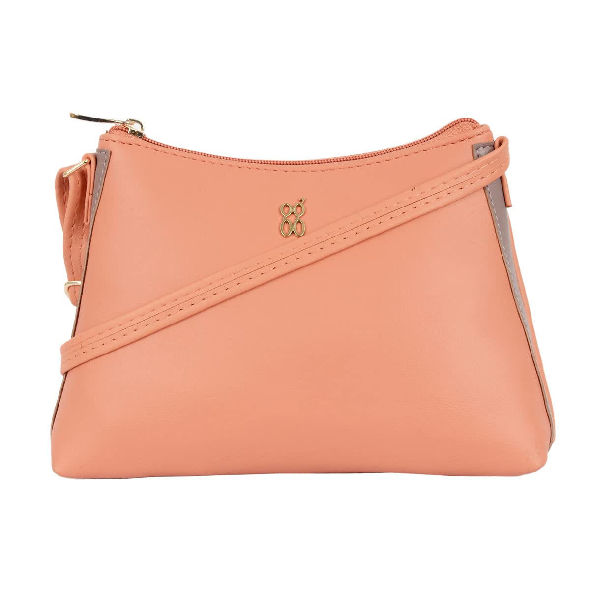 Baggit Women Peach Hobo Sling Bag XXS Size | Ladies Stylish Casual Cross Body Purse Handbag (B0BNTQ8VV1) Amazon Price History, Amazon Price Tracker