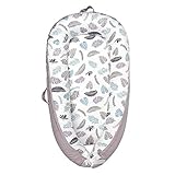 Baby Newborn Lounger,Portable Travel Bassinet for Bed,Breathable & Hypoallergenic Sleeping Crib for...
