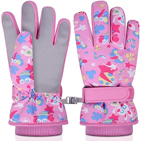 flintronic Kids Thermal Ski Gloves Cover