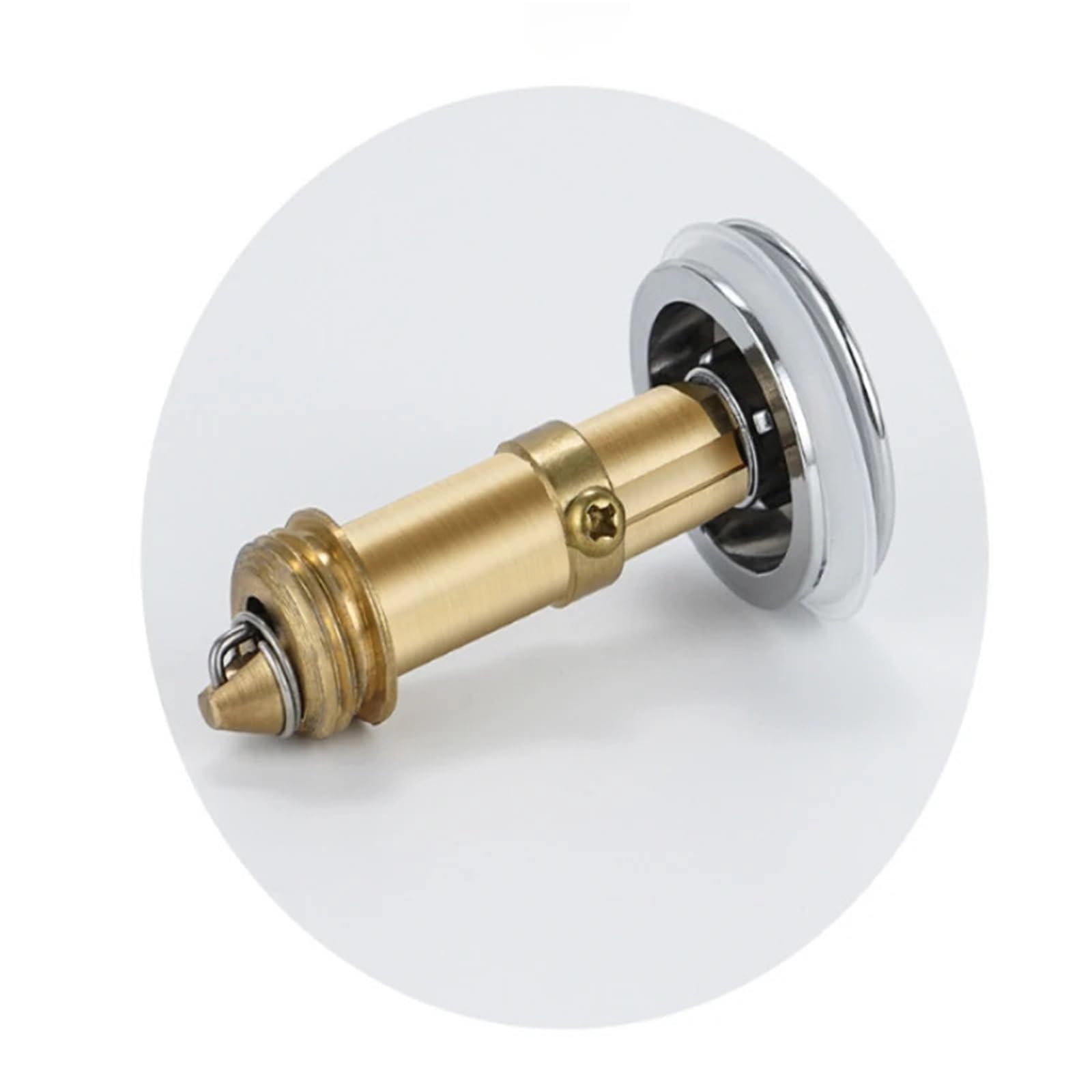 Waschbeckenstöpsel 30-40mm Universal Pop-Up Drain Stopper ABS Electroplated Shell Copper Core Anti-Odor Insect Proof for Bathroom Sink Washbasin