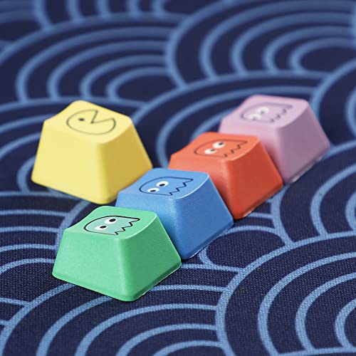 Image of OEM Proifile Pacman Five Dye PAC PBT Key caps Custom Sublimation keycaps for MX Mechanical Gaming Keyboard (OEM Pacman 5 Keys)