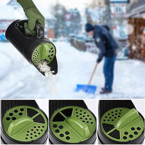 image for PERSZEN Seed Spreader Hand Held, Hand Spreader Lawn and Garden for Fer