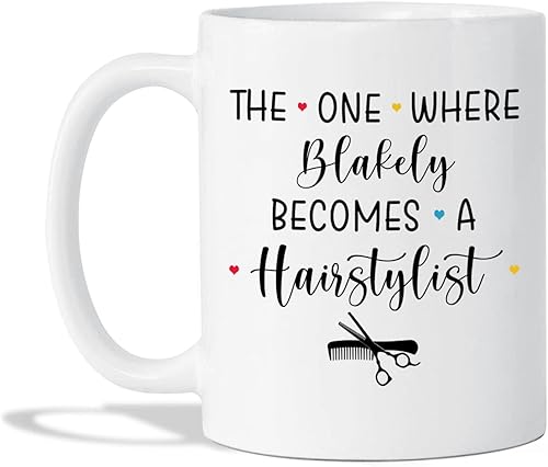 Miniatura 7 de Tazas de peluquería personalizadas, taza de café de armas de elección, diseño de taza de café para estilista con nombre personalizado para