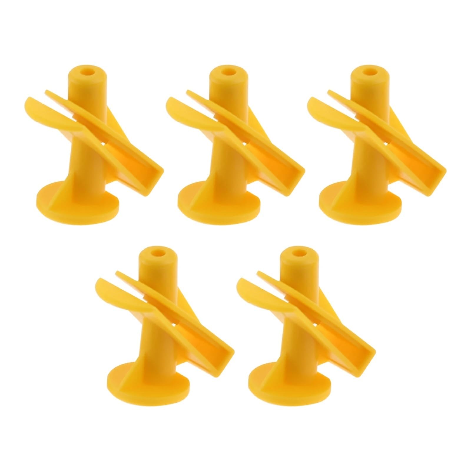 YTQMoreBNZ 10 Pcs Yellow Underbody Cladding Fastening Clips For Mercedes-Benz Smart Car Plastic Fastener Accessories