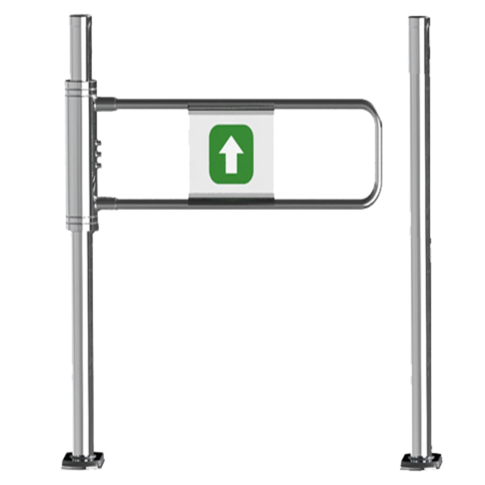 Puerta batiente, barrera de seguridad duradera para un control de acceso seguro en áreas comerciales e industriales