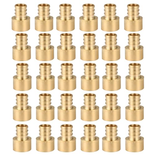 30PACK GUOFIS PEX Crimp Female Sweat Adapter Fitting,3/4Inch(PEX1807129-30)