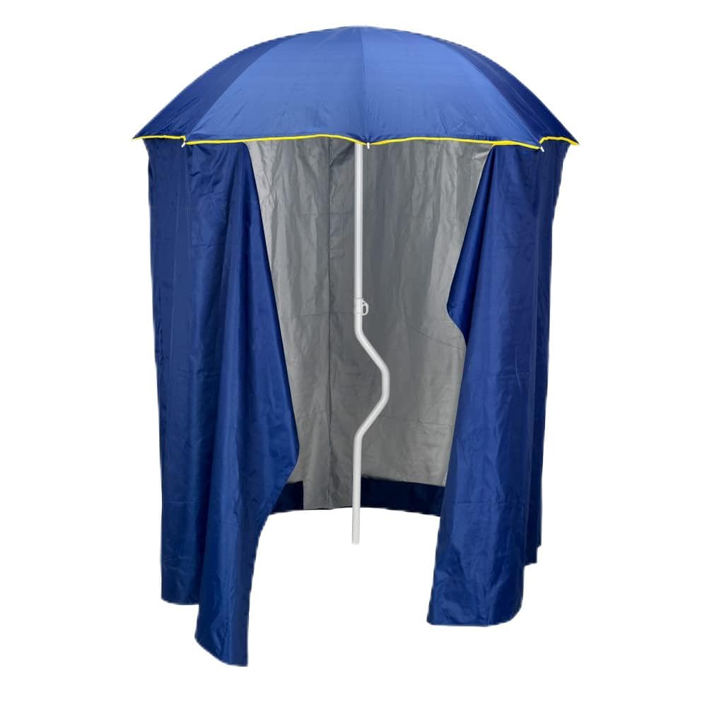 Produce Shop Ombrellone Mare GiraFacile 200 Cm Protezione UV Tenda Spiaggia Pesca Zeus - Blu