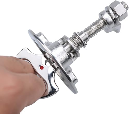 Miniatura 7 de MIZUGIWA Pestillo de leva para barco de acero inoxidable, tirador de escotilla para casillero de barco,Elevación de escotilla empotrada con cierres