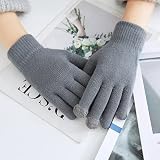 Fingertips are made of highly sensitive conductive material for sensitive touchscreens. In the cold winter, you can easily use your mobile communication device without taking off your gloves.