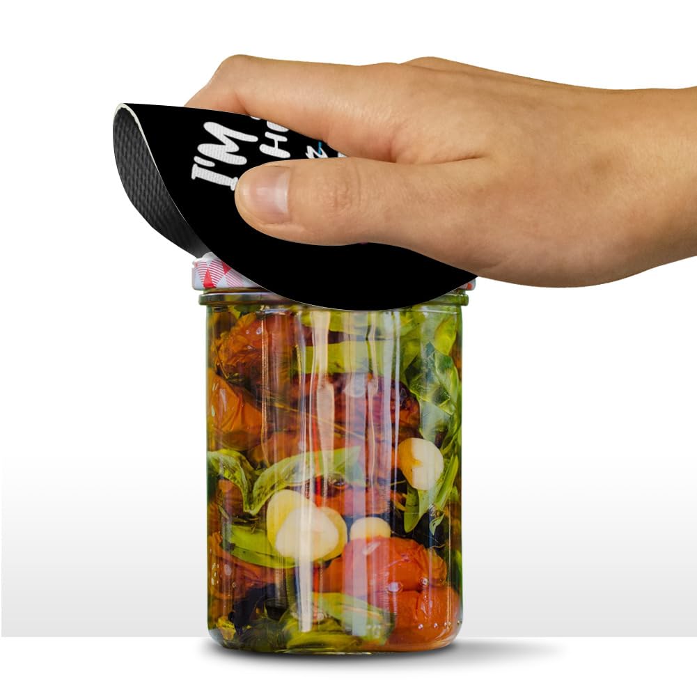 Graphics & More I'm Here for the Sex Gender Reveal Round Rubber Non-Slip Jar Gripper Lid Opener