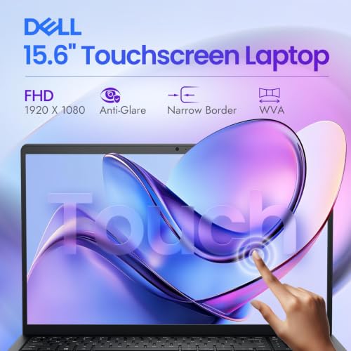 Image of Dell DC15250 15.6 inch Touchscreen Laptop, Intel i7-1355U, 32GB DDR5, 1TB SSD