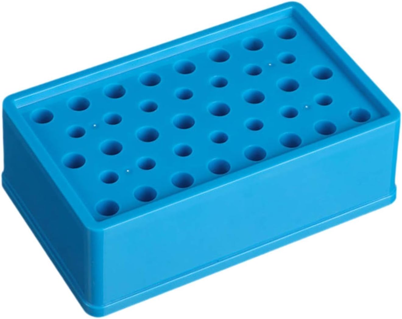 Centrifuge Tube Ice Box Laboratory Supplies Easy to Use Organizer Accessories Storage Holder Low Temperature Pcr Holder, Rectangular