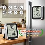 Indoor Thermometer Hygrometer, Max Min Records, w/Battery - Image 6