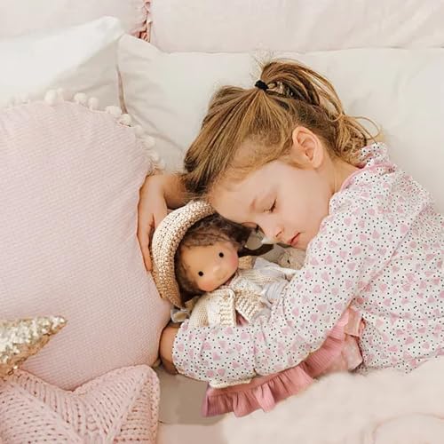 Poupée de chiffon NIDONE coffret cadeau complet de naissance avec accessoires