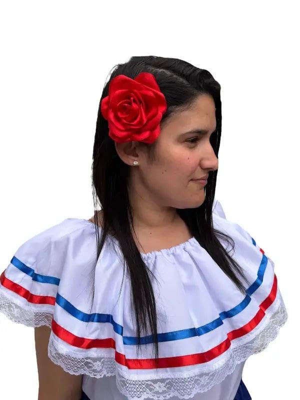 VivianFongDesigns LLC Dominican Republic Traditional Women Fiesta Dress L2