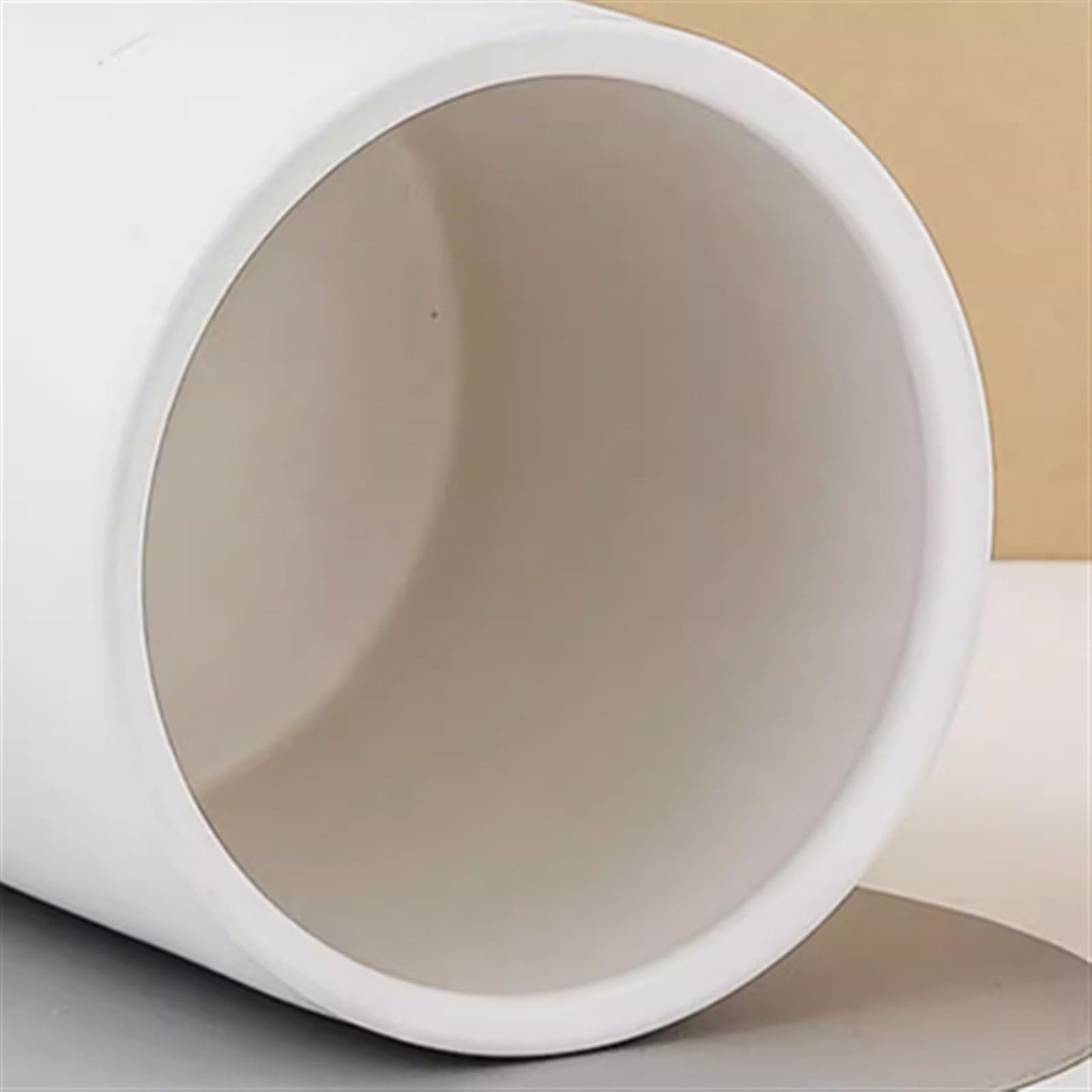 dekoracji balkonu Duże doniczki nowoczesne proste czyste białe cylindryczne sukulenty doniczkowe rośliny zielone donice ceramiczne(Średni)