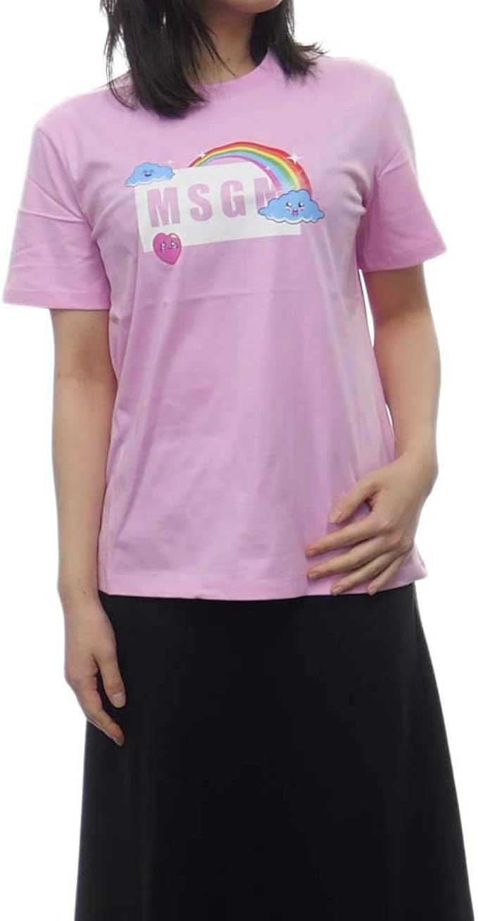 Amazon Msgm エムエスジーエム クルーネックtシャツ 3041mdm169 レディース 並行輸入品 Tシャツ カットソー 通販