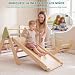 Imagen de 7 en 1 Triángulo pikler de Escalada Montessori con Arco y Rampa