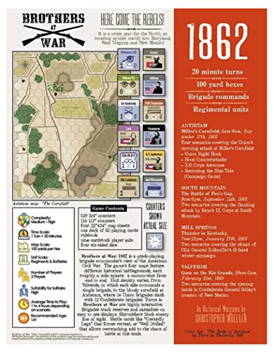 Compass Games Brothers At War: 1862 #TOP1
