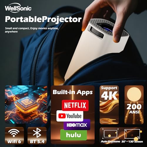 WellSonic Mini Projector P30 pro の商品画像 2