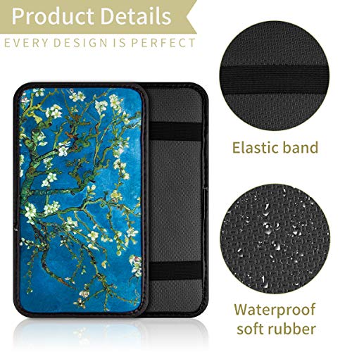 Vehicle Center Console Armrest Cover Pad, Universal Fit Comfort Center Console Armrest Cushion for Car, Various Patterns Design Car Armrest Cover