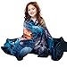 Solar System Throw Blanket, Extra-Large Outer Space Blanket for Kids Boys and Girls, Fleece Planets Blanket with Outer Space Galaxy Theme (50in x 60in) Plush Kids Throws for Boys for Bed, Couch, Sofa