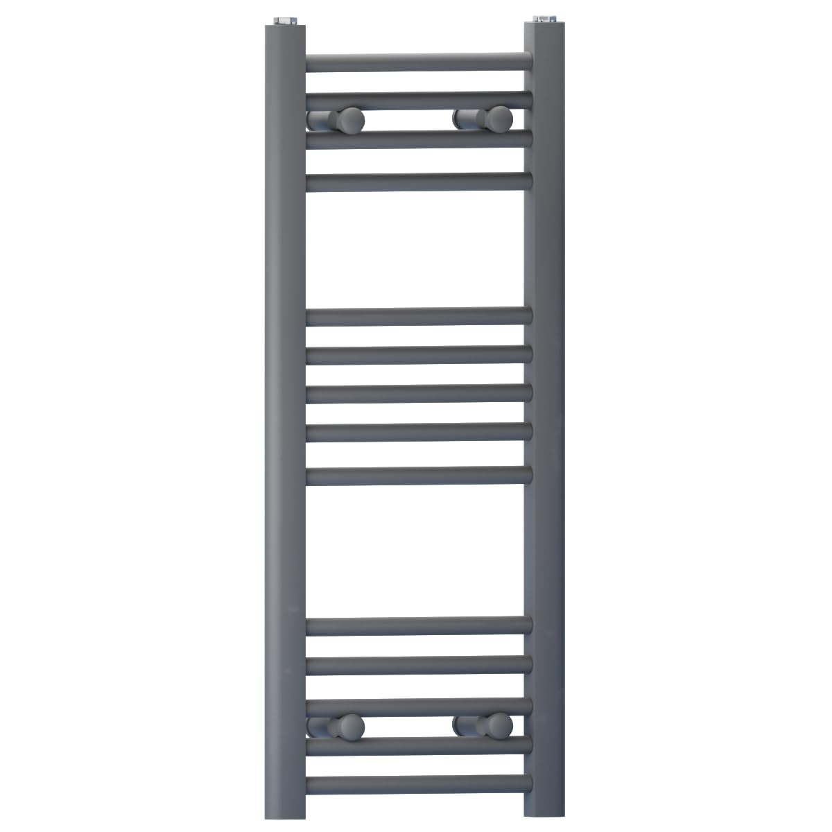 Myhomeware Anthracite Grey Heated Bathroom Towel Rail Radiator For Central Heating Elegant Designer In UK (400mm x 800mm (h))