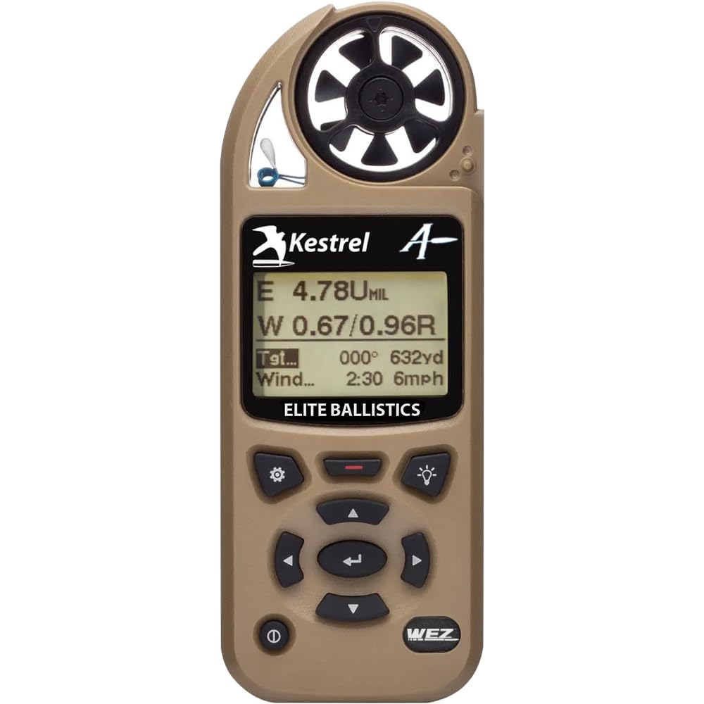Kestrel 5700X WEZ - Medidor meteorológico con balística aplicada, color marrón