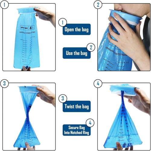 Sac anti-vomissement indéchirable pour soulager les nausées matinales de grossesse - 7