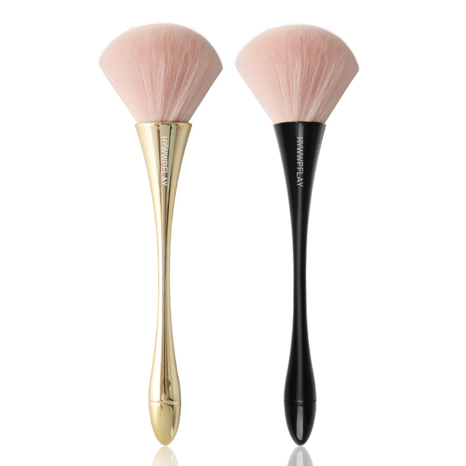 2Pcs Nail Dust Brush Acrylic Brush Cleaner Nail Brushes for Cleaning Dust Dip Powder Brush Large Makeup Brush