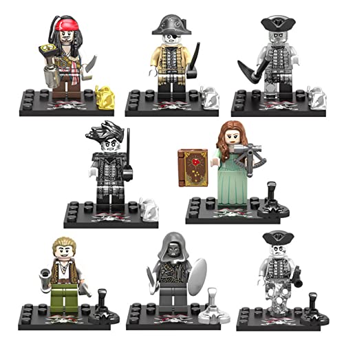 GHFGXF Mini Figures Advent Calendar Collection Figure 8 Pcs Set Series Custom Collectible Minifigure Compatible with…