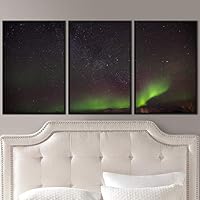 3 Piece Framed Canvas Wall Art Astronomy & Space Canvas Prints Home Artwork Decoration for Living Room,Bedroom - 16