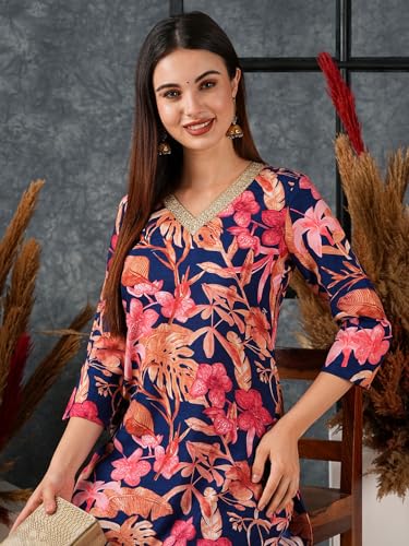 Image of ANNI DESIGNER Women Kurta with Palazzo