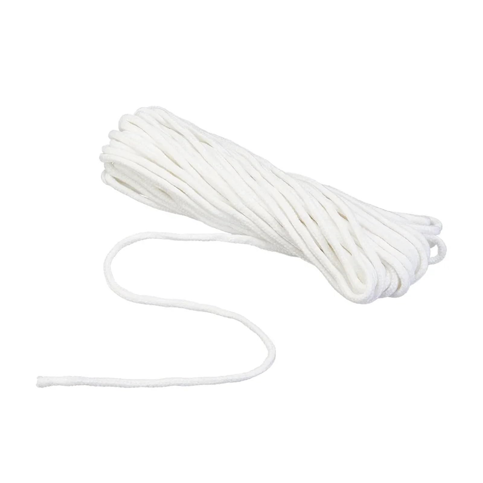 Corde A Linge Corde à Linge tressée en Polyester, 5 Paquets de 50 Pieds, Ligne de séchage de vêtements résistante à l'extérieur, Portable, Coupe-Vent, Naturel