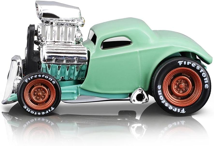 1933 3W Coupe Light Green 1/64 Diecast Model Car miniatura 3