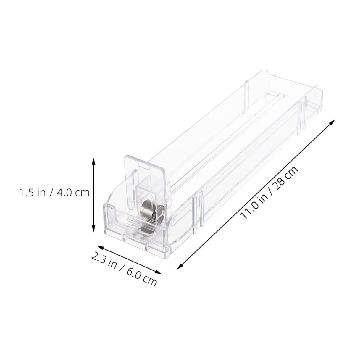 Automatic Cigarette Display Rack 6Pcs Divider Pusher Trays 28Cm Single-Row Organizer for Retail Store Tobacco Accessories
