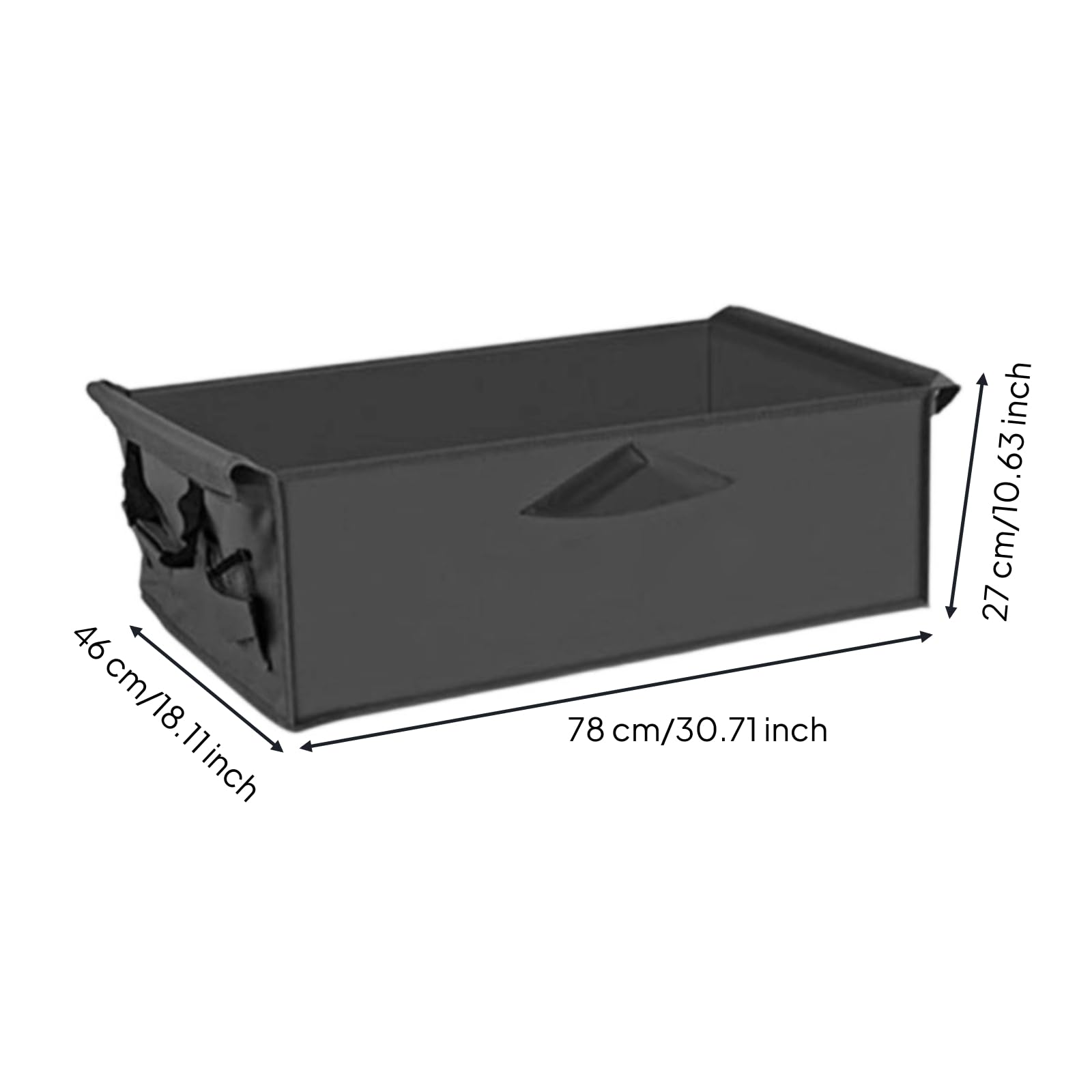 Carrello Pieghevole con Struttura in Metallo Antistrappo Interno Oxford 600D Rivestimento per Campeggiatori, Pesca, Giardinaggio, Nero, Style to 6