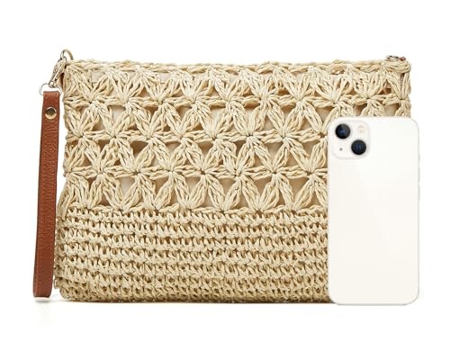 Image of Small Square Bag Straw Beach Bags For Women Rattan Purse Summer Straw Crossbody Handmade Raffia Bag Handbag Shoulder Bag 2025