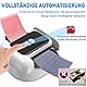 Bibykivn Automatischer Kartenmischer, Kartenmischmaschine Elektrische, 2000 mAh, Mischmaschine Karten für UNO Kartenspiel, Poker, Skip BO, Phase10 für Familienfeiern und Reisen (Weiß-2)