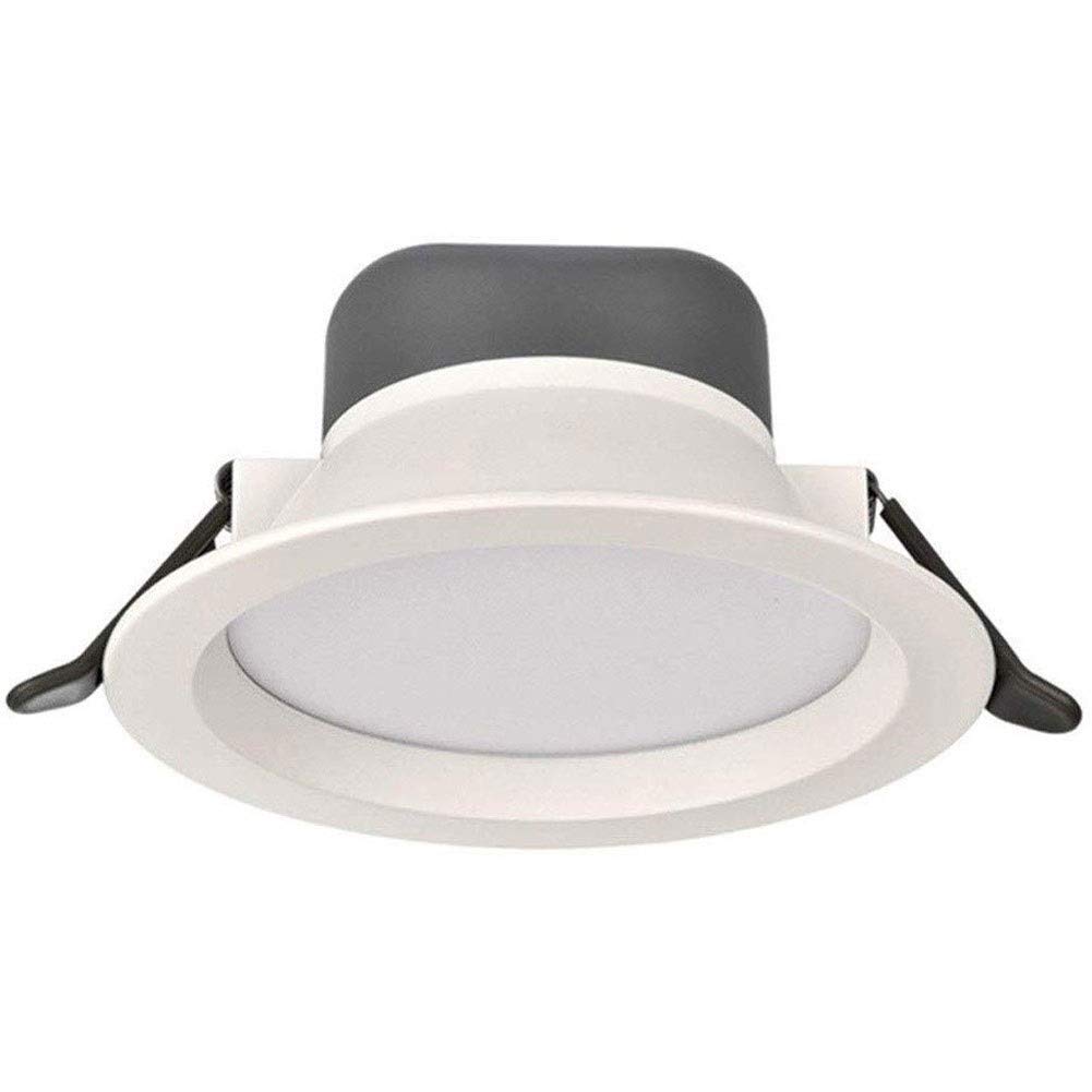 FEE-ZC Round Panel Downlights 9W LED Recessed Ceiling Lamp 4.7 Inch Spotlight Cut Out 95-110mm Fireproof AC 110V-240V Super Bright Bedroom Kitchen Lighting Cool White 6000K